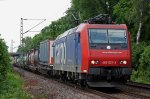 SBB Cargo 482 021 am 14.6.12 mit einem KLV in Ratingen-Tiefenbroich.