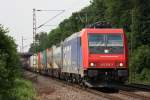 SBB Cargo 482 035 (im Einsatz bei RTB Cargo) am 14.6.12 mit einem KLV in Ratingen-Tiefenbroich.