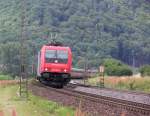 482 036-1 brachte am 10.072012 einen BMW-Zug bestehend aus offenen und geschlossenen ARS Autotransportwagen in Richtung Sden.