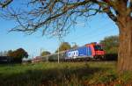 482 036-7 fuhr am 28.10.2012 mit einem Mller-Touristik Suferzug von Norddeich Mole nach Kln, hier in Leer.