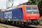 SBB Cargo 482 025 am 4.8.12 in Ratingen-Lintorf.