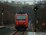 482 020-5 am 03.01.2013 als Lz auf der KBS 480 bei Eilendorf.