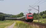 Re 482 047-8 mit einem Kesselwagenzug bei Arnstein 19.6.13