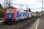 Railpool 482.037 und SBB Cargo 482 mit einem Gterzug in Haltingen am 19.3.2013