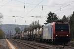 SBB Cargo 482 012 am 20.4.13 mit einem KLV in Unkel.