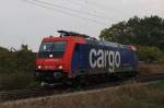 Hier 482 040-3 als Lz, auf Rangierfahrt am 9.10.2013 in Schwedt(Oder) Hbf.