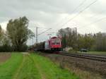 SBB 482 041 durchfhrt am 29.10.13 mit einem Papierzug das Leinetal Richtung Norden.