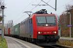 482 008-0 unterwegs in Richtung Bebra von Kassel kommend. 27.11.2013 Baunatal-Guntershausen