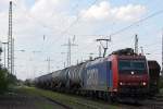 SBB Cargo 482 012 am 28.5.13 mit einem Kesselzug in Ratingen-Lintorf.