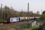 SBB 482 022 zog am 19.3.14 einen Kesselzug durch Ratingen-Lintorf.