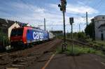 482 012-2 der SBB Cargo mit gemischtem Gterzug im Oberlahnstein am 01.09.2006