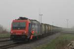 482 040-3 (SBB Cargo) in Coevorden de Heege (die Niederlande) am 14-3-2014.