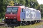 SBB Cargo 482 007 am 9.8.13 als Lz in Ratingen-Lintorf.