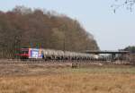 SBB 482 029 mit DGS 82662 (HSL, Marktredwitz–Hamburg Hohe Schaar) am 29.03.2011 zwischen Radbruch und Winsen (Luhe)