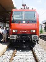 SBB Cargo Re 482 016-3 am 15.06.2003 in Lrrach