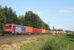 482 046 mit DGS 48398 (HSL, Decin–Hamburg-Waltershof) am 13.08.2012 zwischen Winsen (Luhe) und Ashausen