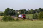 Lz Leistung der SBB Cargo Traxx 482 041-1 in Ruppertsgrün/Pöhl auf dem Weg nach Hof.