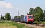 Re 482 001-5 mit dem DGS 43029 (Rheinhausen-Gallarate) bei Riegel 21.5.15