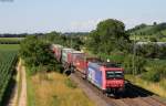 Re 482 005-6 mit dem DGS 43741(Köln Eifeltor Gbf-Novara) bei Hügelheim 24.6.15