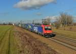 Re 482 048 mit DGS 43945 am 14.01.2016 bei Plattling.