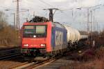 482 000-7 durchfährt Recklinghausen-Ost 3.2.2016