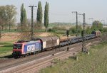 482 009 mit DGS 48671 (Neunkirchen–Chiasso) am 22.04.2015 in Mllheim (Baden)