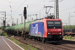 SBB 482 011-4 unterwegs für ChemOil durchfährt Duisburg-Bissingheim 10.6.2016