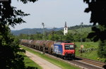 Re 482 006-4 mit dem DGS 49069 (Karlsruhe Gbf-Basel SBB RB) bei Denzlingen 10.6.16