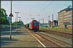 482 031 bringt einen Containerzug aus dem Rheinland richtung Basel.