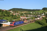 Re 482 026-2 mit einem KV Zug bei Zeihen 18.7.16