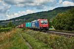 482 045-2 von sbbcargo ist am 09.08.16 in Richtung Regensburg Ost unterwegs gesehen bei Thüngersheim.