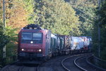 482 001-5 von der SBB-Cargo  kommt aus Richtung Aachen-West mit einem Containerzug aus Antwerpen-Oorderen(B) nach Gallarate(I) und fährt durch Aachen-Schanz in Richtung