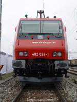 SBB Cargo Re 482 022-1 am 06.09.03 im Rangierbahnhof Limmattal  RBL  anlsslich des Jubilums 25 Jahre Rangierbahnhof Limmattal  RBL 
