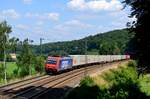 Aktuell für Metrans im Einsatz ist die 482 043 von SBB Cargo.