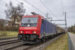 484 015 ist kurz nach Frauenfeld unterwegs in Richtung RBL.