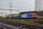 Re 484 012-0 durchfährt am 21.10.2022 den Bahnhof Pratteln.