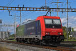 Re 484 012-0 durchfährt am 24.09.2024 solo den Bahnhof Pratteln.