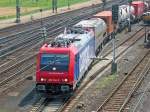 Re 482 044-5 der SBB cargo bei der Ausfahrt aus Bischofsheim am 25.7.2006.