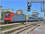 Re 484 017-9 trifft mit EC 131 in Milano ein.