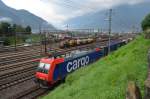 Schweiz SBB E 484.007 in Bellinzona 06.08.2012