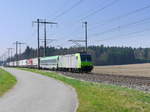 BLS - 485 004-6 mit Rolla unterwegs bei Lyssach am 25.03.2017