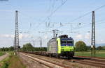 Re 485 017-8 mit einer Leer RoLa bei Niederschopfheim 15.5.17