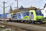 485 006 bls-cargo Güterzug durch Remagen - 20.10.2018