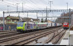 BLS Cargo Re 485 016 mit RoLa Novara - Freiburg am 13.