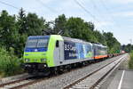 485 009 der BLS im August 2017 in Reutlingen-Sondelfingen auf der Fahrt in Richtung Tübingen