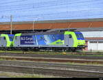 BLS - Lok 485 001-2 abgestellt in Pratteln am 05.10.2023 ..