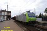 BR 485 016-0 mit einem kurzen Gterzug in Denzlingen