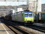 bls - Gterzug der bls mit der 485 001-2 + 485 ...