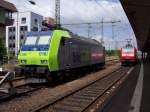 485016 der bls cargo in Worms abgestellt am 9.8.2005