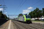 BLS Cargo Re 485 002-0 mit RoLa in Kiesen 7.7.2012